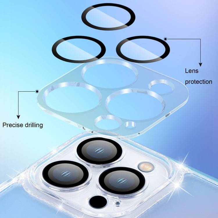 For iPhone 13 Pro Max Diamond Lens Protector Glass Phone Case