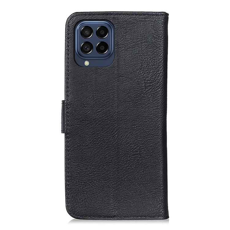 For Samsung Galaxy M53 5G KHAZNEH Cowhide Texture Horizontal Flip Leather Phone Case