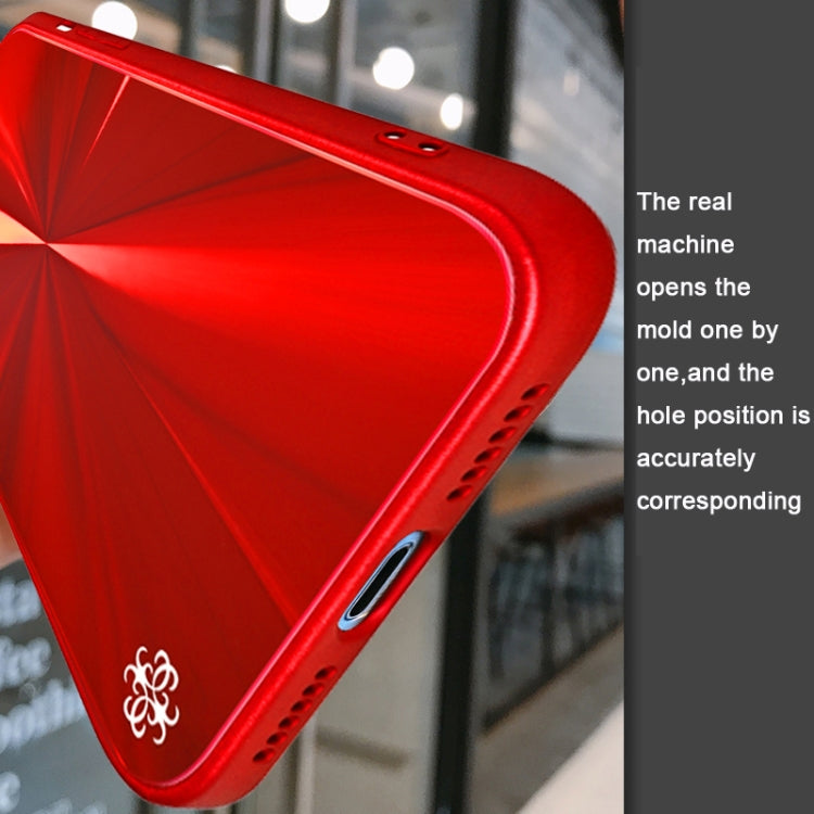 For iPhone 11 CD Texture TPU + Tempered Glass Phone Case