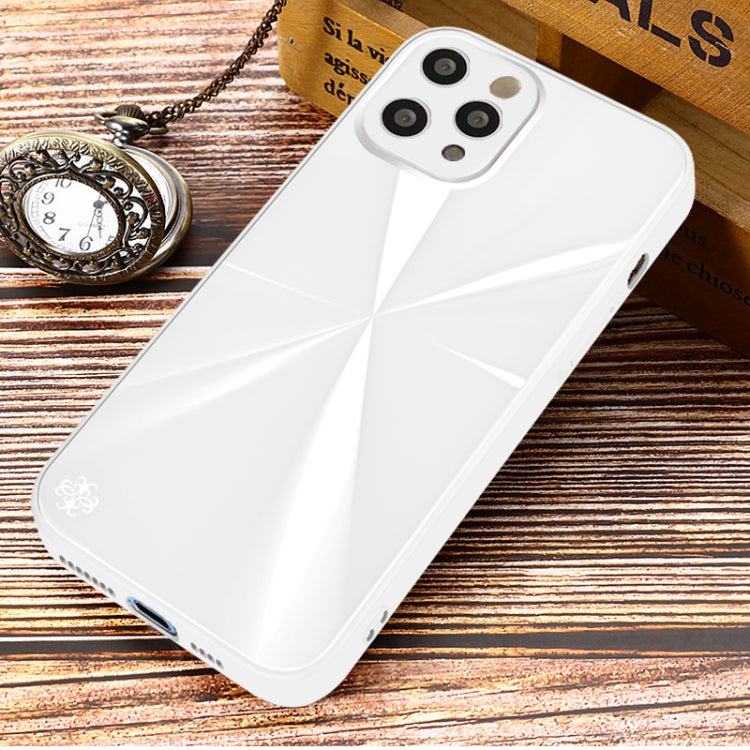 For iPhone 13 Pro CD Texture TPU + Tempered Glass Phone Case