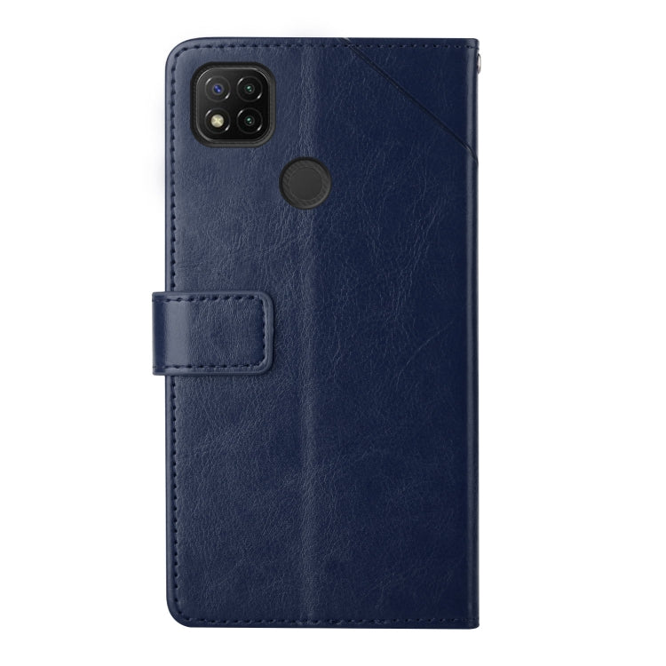 For Xiaomi Redmi 9C Y Stitching Horizontal Flip Leather Phone Case
