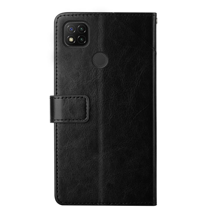 For Xiaomi Redmi 9C Y Stitching Horizontal Flip Leather Phone Case