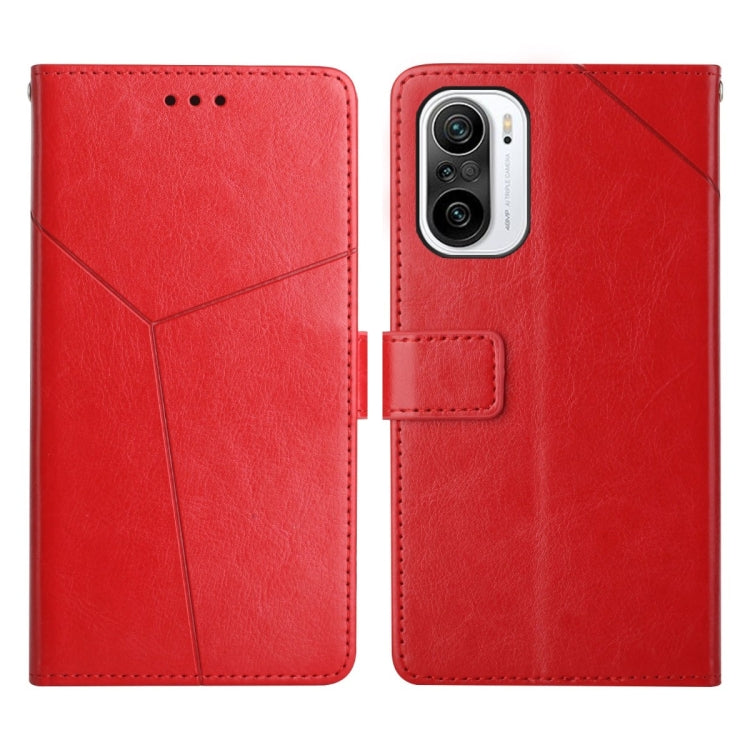 For Xiaomi Redmi K40 / K40 Pro Y Stitching Horizontal Flip Leather Phone Case