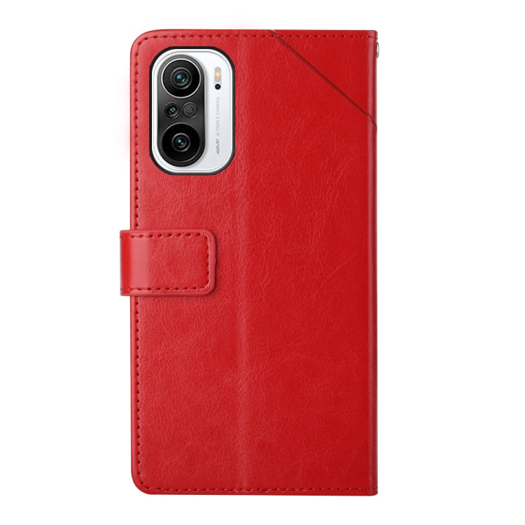 For Xiaomi Redmi K40 / K40 Pro Y Stitching Horizontal Flip Leather Phone Case