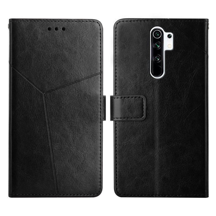 For Xiaomi Redmi Note 8 Pro Y Stitching Horizontal Flip Leather Phone Case