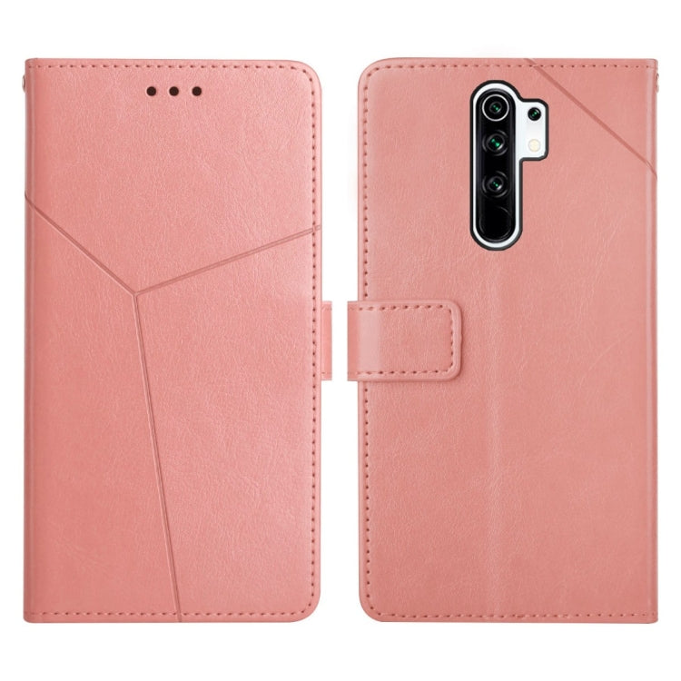 For Xiaomi Redmi Note 8 Pro Y Stitching Horizontal Flip Leather Phone Case