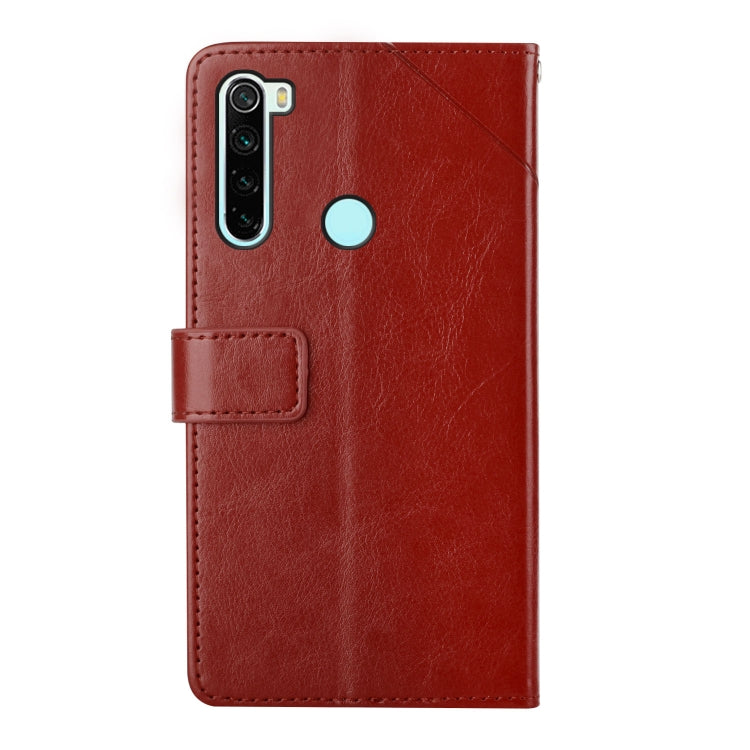 For Xiaomi Redmi Note 8T Y Stitching Horizontal Flip Leather Phone Case