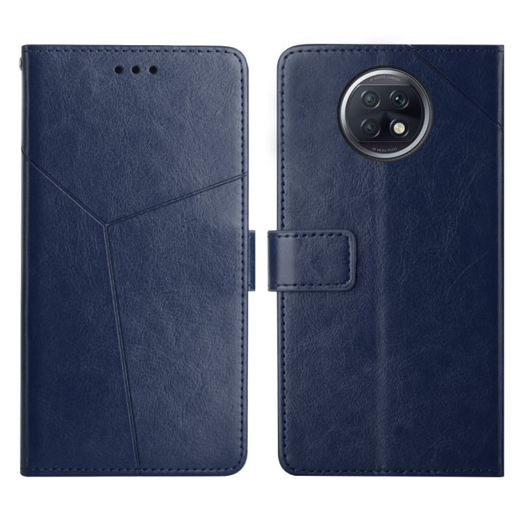 For Xiaomi Redmi Note 9 5G / Note 9T 5G Y Stitching Horizontal Flip Leather Phone Case