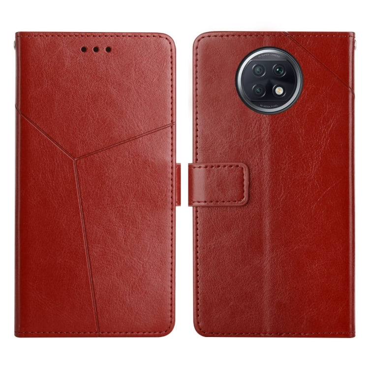 For Xiaomi Redmi Note 9 5G / Note 9T 5G Y Stitching Horizontal Flip Leather Phone Case