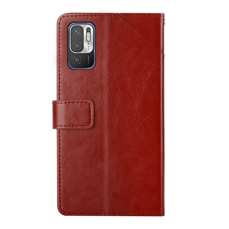For Xiaomi Redmi Note 10 5G Y Stitching Horizontal Flip Leather Phone Case