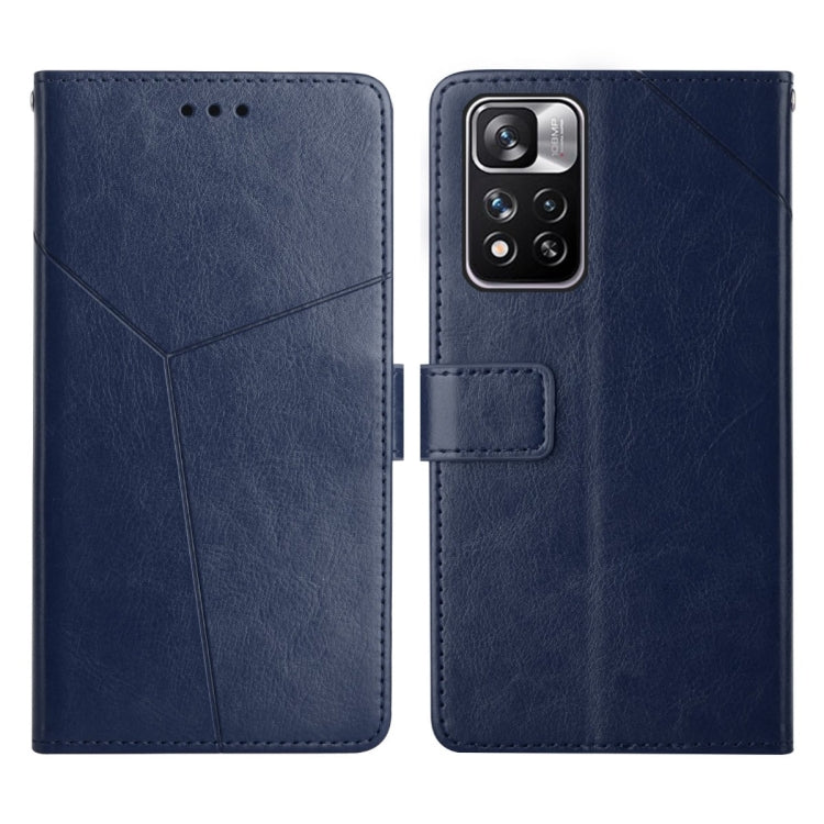 For Xiaomi Redmi Note 11 Pro Y Stitching Horizontal Flip Leather Phone Case