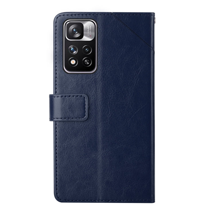 For Xiaomi Redmi Note 11 Pro Y Stitching Horizontal Flip Leather Phone Case