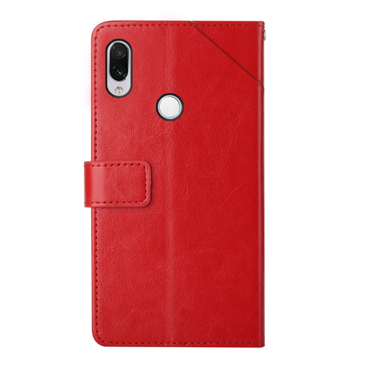 For Xiaomi Redmi Note 7 / Note 7 Pro Y Stitching Horizontal Flip Leather Phone Case