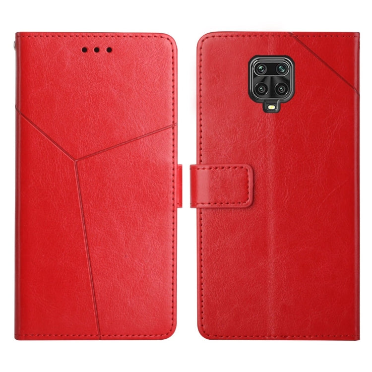 For Xiaomi Redmi Note 9 Pro 4G Y Stitching Horizontal Flip Leather Phone Case