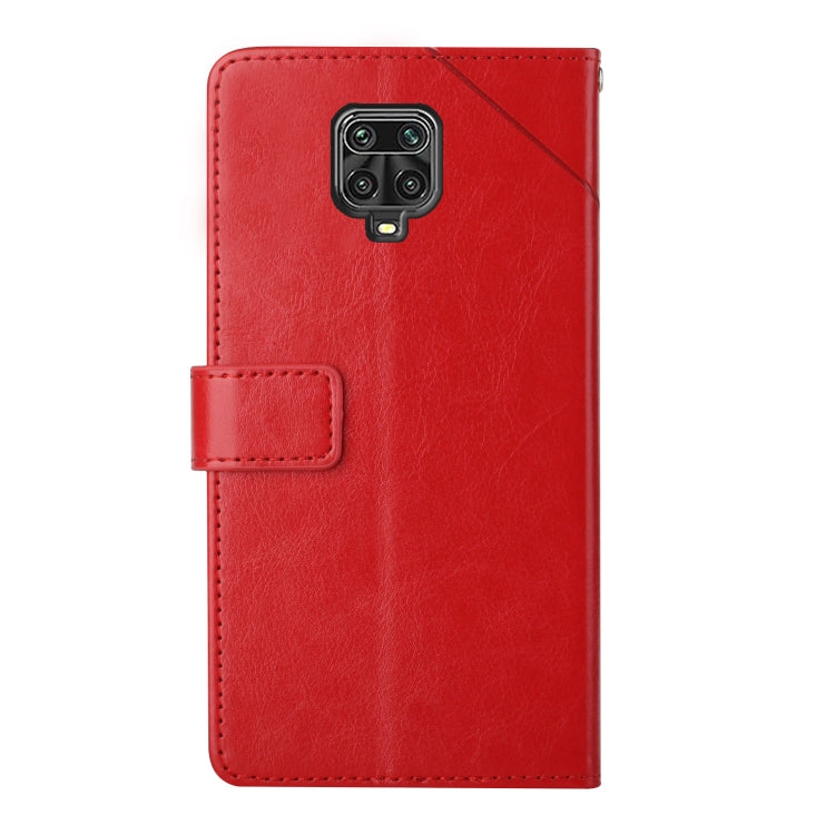 For Xiaomi Redmi Note 9 Pro 4G Y Stitching Horizontal Flip Leather Phone Case