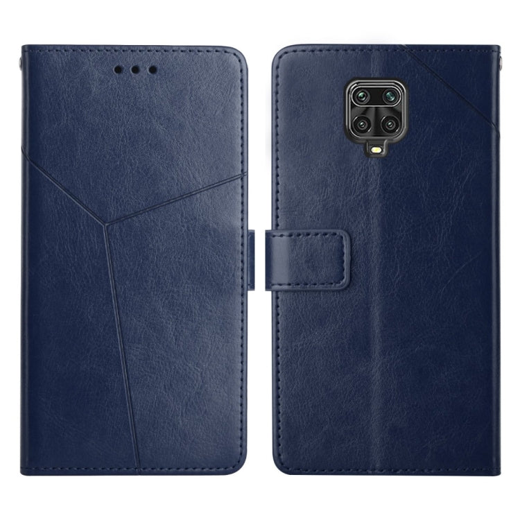 For Xiaomi Redmi Note 9 Pro 4G Y Stitching Horizontal Flip Leather Phone Case