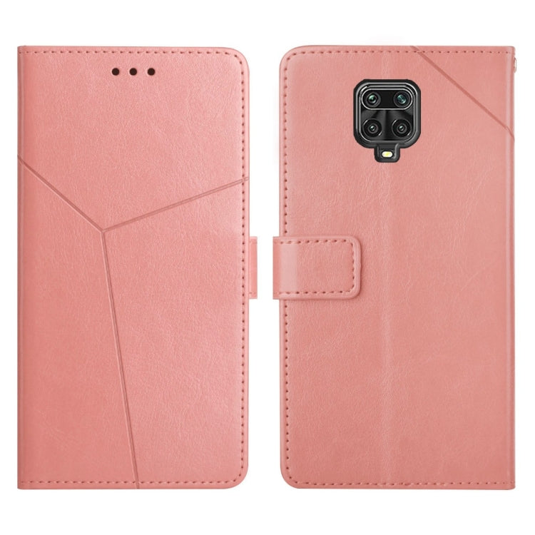 For Xiaomi Redmi Note 9 Pro 4G Y Stitching Horizontal Flip Leather Phone Case