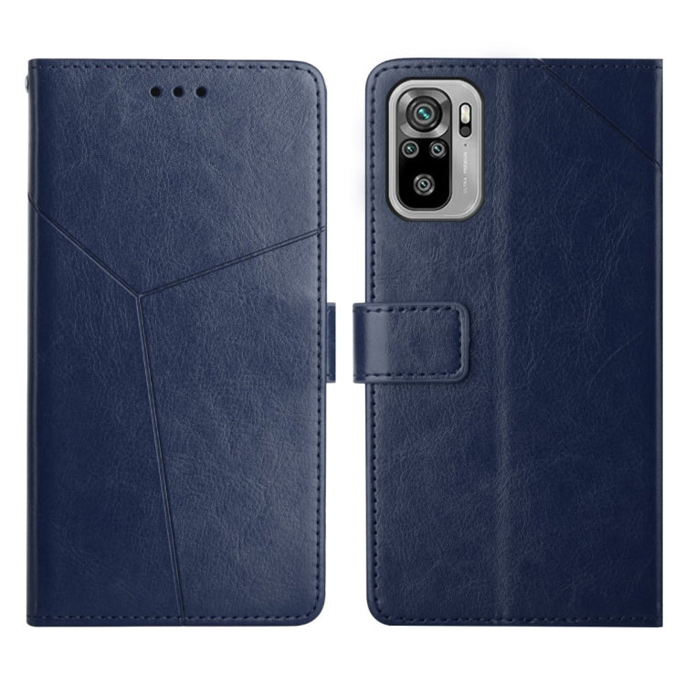 For Xiaomi Redmi Note 10 4G Y Stitching Horizontal Flip Leather Phone Case