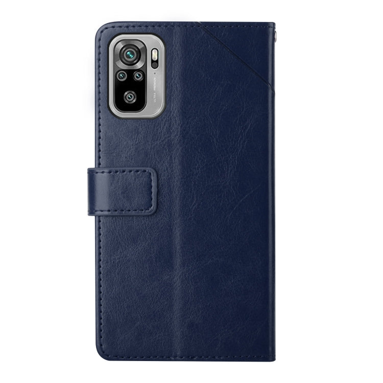 For Xiaomi Redmi Note 10 4G Y Stitching Horizontal Flip Leather Phone Case