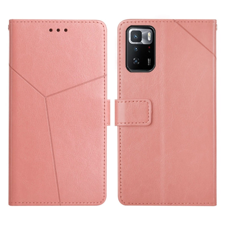 For Xiaomi Redmi Note 10 Pro 5G / Poco X3 GT Y Stitching Horizontal Flip Leather Phone Case