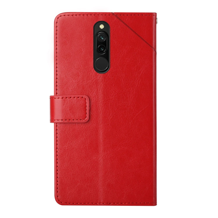 For Xiaomi Redmi 8 / 8A Y Stitching Horizontal Flip Leather Phone Case