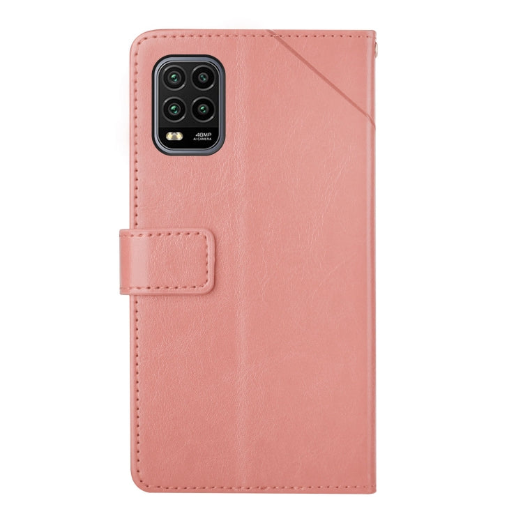 For Xiaomi Mi 10 Lite 5G Y Stitching Horizontal Flip Leather Phone Case