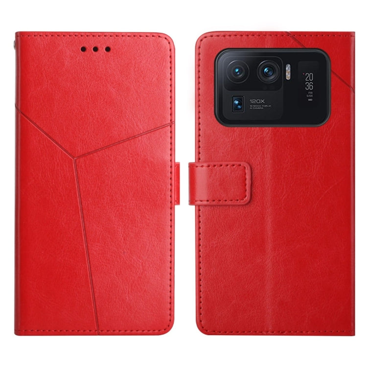For Xiaomi Mi 11 Ultra Y Stitching Horizontal Flip Leather Phone Case