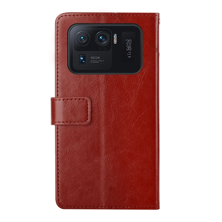 For Xiaomi Mi 11 Ultra Y Stitching Horizontal Flip Leather Phone Case