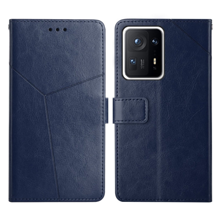 For Xiaomi Mi Mix4 Y Stitching Horizontal Flip Leather Phone Case