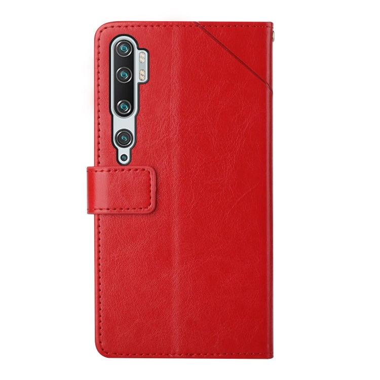 For Xiaomi Mi Note 10 Y Stitching Horizontal Flip Leather Phone Case