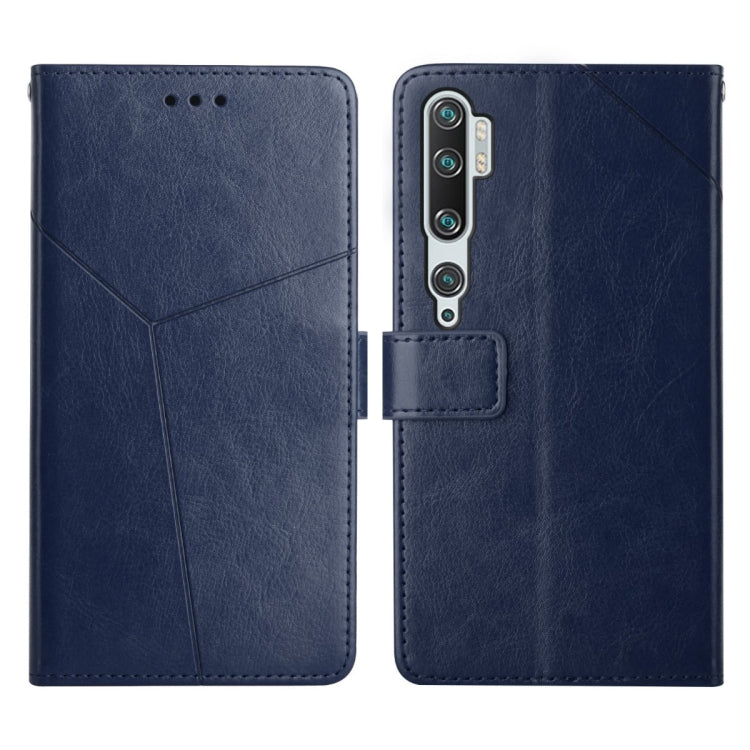 For Xiaomi Mi Note 10 Y Stitching Horizontal Flip Leather Phone Case