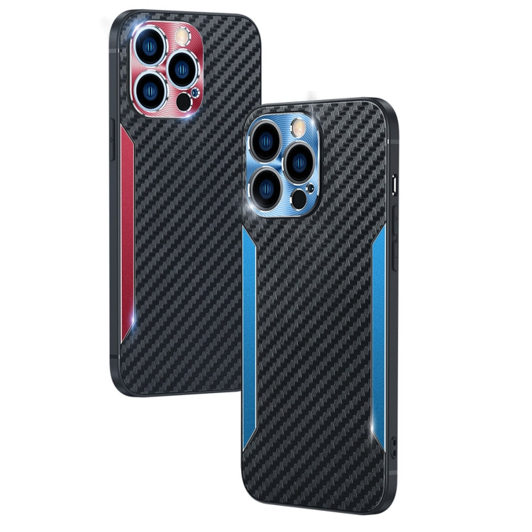 For iPhone 11 Pro Carbon Fiber PC + TPU Phone Case