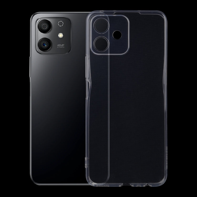For Honor Play6T Pro 0.75mm Ultra-thin Transparent TPU Phone Case
