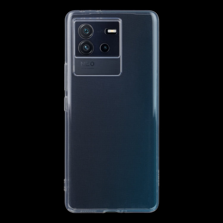 For vivo iQOO Neo6 0.75mm Ultra-thin Transparent TPU Phone Case