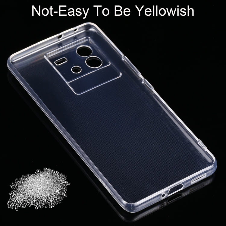 For vivo iQOO Neo6 0.75mm Ultra-thin Transparent TPU Phone Case