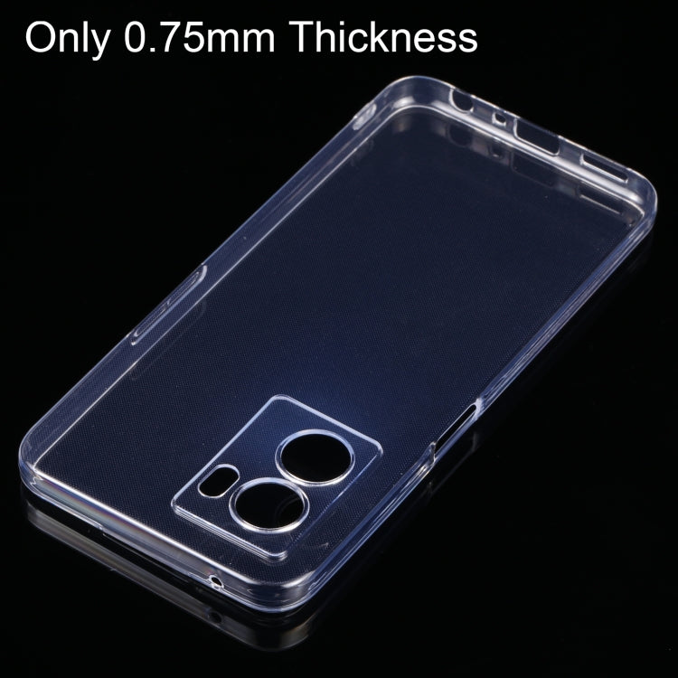 For OPPO A57 2022 0.75mm Ultra-thin Transparent TPU Phone Case