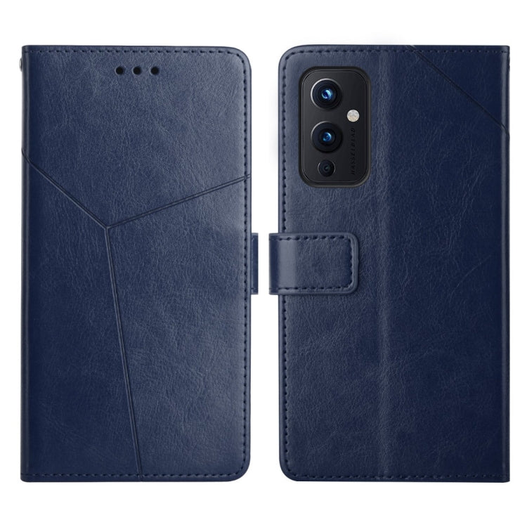 For OnePlus 9 Y Stitching Horizontal Flip Leather Phone Case