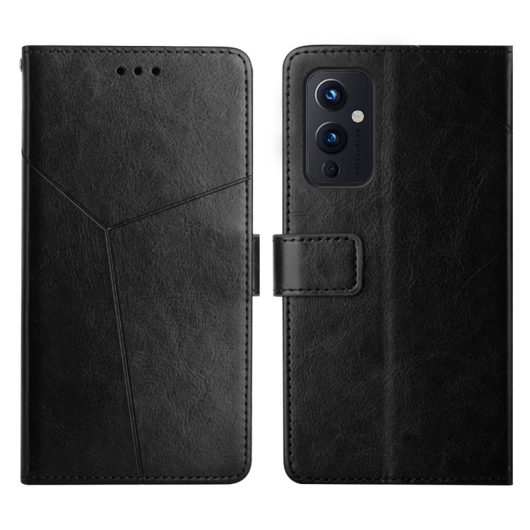 For OnePlus 9 Y Stitching Horizontal Flip Leather Phone Case