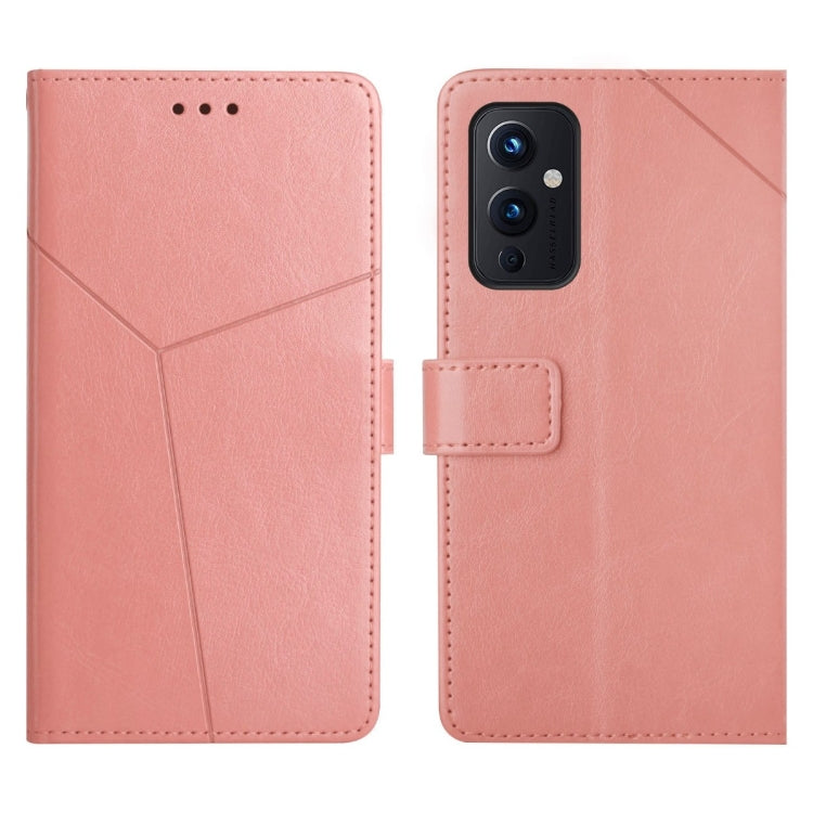 For OnePlus 9 Y Stitching Horizontal Flip Leather Phone Case