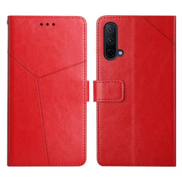 For OnePlus Nord CE 5G Y Stitching Horizontal Flip Leather Phone Case