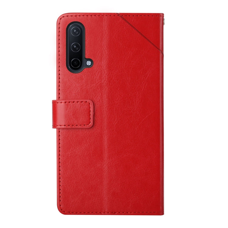 For OnePlus Nord CE 5G Y Stitching Horizontal Flip Leather Phone Case