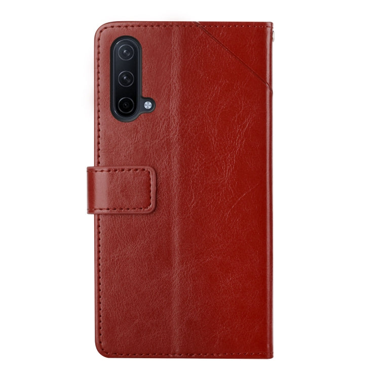 For OnePlus Nord CE 5G Y Stitching Horizontal Flip Leather Phone Case