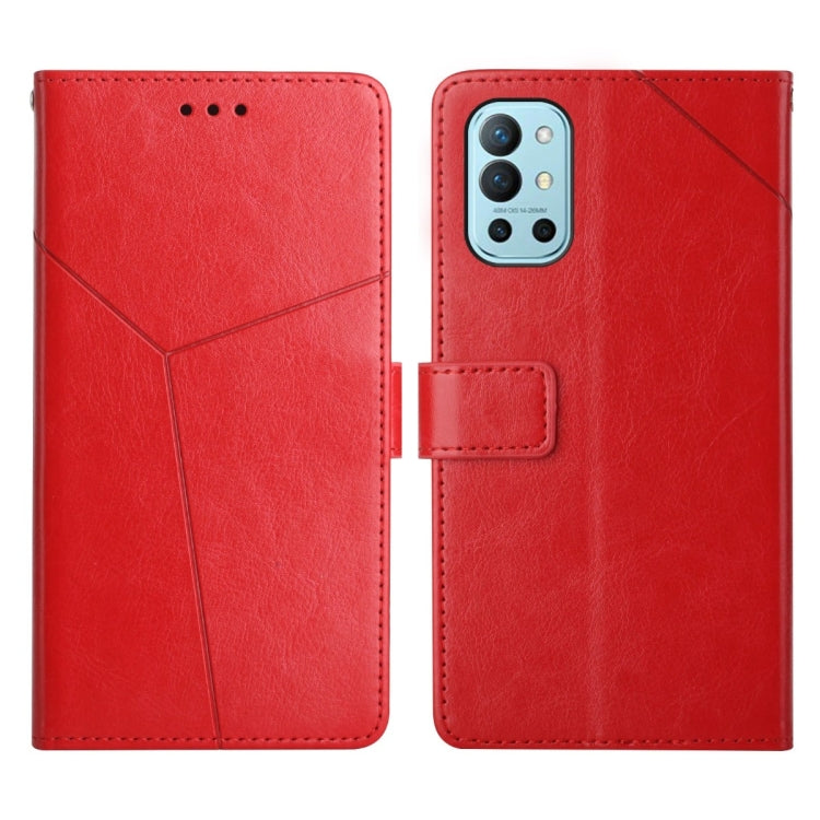 For OnePlus 9R Y Stitching Horizontal Flip Leather Phone Case
