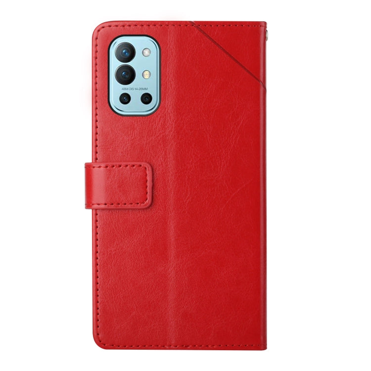 For OnePlus 9R Y Stitching Horizontal Flip Leather Phone Case
