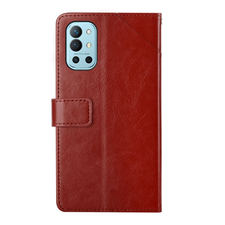 For OnePlus 9R Y Stitching Horizontal Flip Leather Phone Case