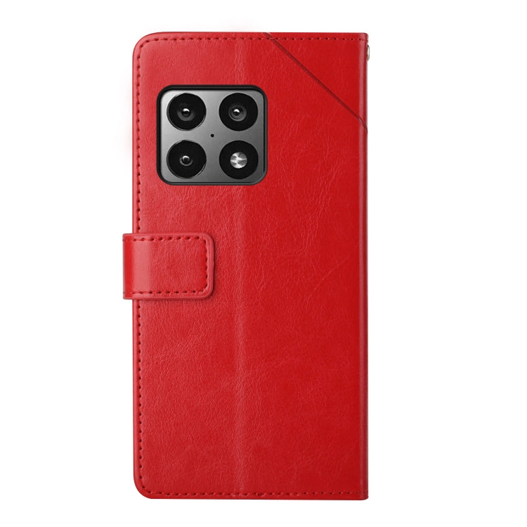 For OnePlus 10 Pro Y Stitching Horizontal Flip Leather Phone Case