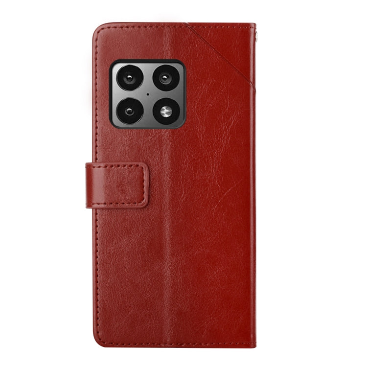 For OnePlus 10 Pro Y Stitching Horizontal Flip Leather Phone Case