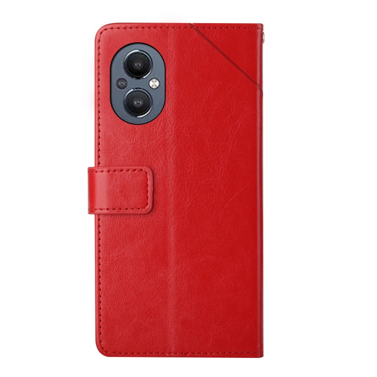 For OnePlus Nord N20 5G Y Stitching Horizontal Flip Leather Phone Case