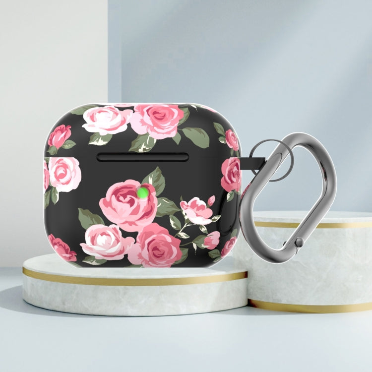 D Series Silicone Printed Flower Wireless Earphone Protective Case For AirPods 3