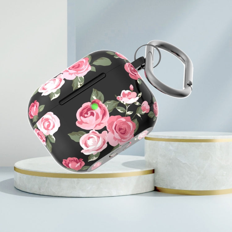 D Series Silicone Printed Flower Wireless Earphone Protective Case For AirPods 3